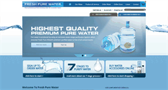 Desktop Screenshot of freshpurewater.com.au